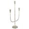 Marcello French Country Silver Iron Candelabra