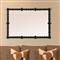Evan French Country Black Beaded Wood Wall Mirror