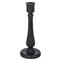 Carmen French Country Black Pine Wood Taper Candle Holder - Set of 3
