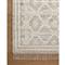Rivers Coastal Grey Diamond Reversible Jute Rug - 3&#39;6&quot;x5&#39;6&quot;