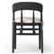 Tanner Updated Traditional Cream Performance Black Oak Dining Chair