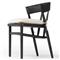 Tanner Updated Traditional Cream Performance Black Oak Dining Chair