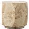 Daphne Modern Classic Light Brown Burl Wood End Table
