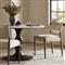 Odelia Modern Classic Cream Performance Brown Wood Dining Chair