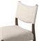 Odelia Modern Classic Cream Performance Brown Wood Dining Chair