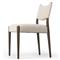 Odelia Modern Classic Cream Performance Brown Wood Dining Chair