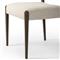 Odelia Modern Classic Cream Performance Brown Wood Dining Chair