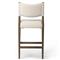 Odelia Modern Classic Cream Performance Brown Wood Counter Stool