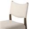 Odelia Modern Classic Cream Performance Brown Wood Counter Stool