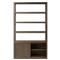 Zack Rustic Lodge Brown Oak Wood Bookcase