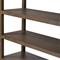 Zack Rustic Lodge Brown Oak Wood Bookcase