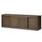 Zack Rustic Lodge Brown Oak Wood Media Console - 78&quot;