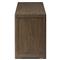 Zack Rustic Lodge Brown Oak Wood Media Console - 78&quot;