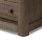 Zack Rustic Lodge Brown Oak Wood Media Console - 78&quot;