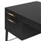 Matthew Modern Classic Black Oak Wood Desk