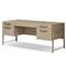 Matthew Modern Classic Brown Oak Wood Desk