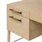 Matthew Modern Classic Brown Oak Wood Desk