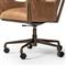 Robin Modern Classic Brown Leather Office Chair