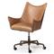 Robin Modern Classic Brown Leather Office Chair