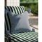 Jules Modern Blue Velvet Indoor Outdoor Tassel Throw Pillow - 20x20