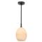 Artemis Modern Glass Shade Oil Rubbed Bronze Single Pendant