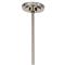 Artemis Glass Shade Polished Nickel Sputnik Chandelier