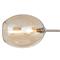 Artemis Glass Shade Polished Nickel Sputnik Chandelier