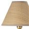 Giorgio Coastal Beach Rattan Shade Natural Brass Crystal Mini Table Lamp
