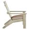 Ashland Beige Sunbrella Oyster Grey Teak Outdoor Adirondack Chair