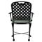 Provance Green Sunbrella Earth Black Outdoor Dining Arm Chair