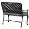 Provance Green Sunbrella Ancient Earth Black Outdoor Bench