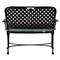 Provance Green Sunbrella Ancient Earth Black Outdoor Bench