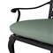 Provance Green Sunbrella Ancient Earth Black Outdoor Bench
