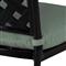 Provance Green Sunbrella Ancient Earth Black Outdoor Bench