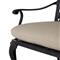 Provance Beige Sunbrella Ancient Earth Black Outdoor Bench