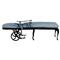 Provance Blue Sunbrella Earth Black Outdoor Chaise Lounge