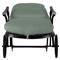 Provance Green Sunbrella Earth Black Outdoor Chaise Lounge