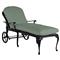 Provance Green Sunbrella Earth Black Outdoor Chaise Lounge