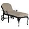 Provance Beige Sunbrella Earth Black Outdoor Chaise Lounge
