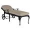Provance Beige Sunbrella Earth Black Outdoor Chaise Lounge
