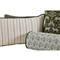 Amelia French Green Botanical Indoor Outdoor Bolster Pillow - 8x25