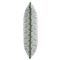 Amelia French Green Botanical Indoor Outdoor Lumbar Pillow - 14x24