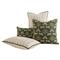 Luca Global Dark Green Cheetah Indoor Outdoor Lumbar Pillow - 14x24