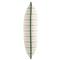 Franca French Green Striped Indoor Outdoor Lumbar Pillow - 12x20
