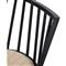 Lara Rustic Lodge Beige Striped Black Oak Swivel Windsor Counter Stool