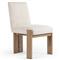 Callista Modern Classic Cream Performance Dining Side Chair