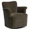 Camellia Malmo Olive Velvet Swivel Chair