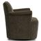 Camellia Malmo Olive Velvet Swivel Chair