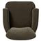 Camellia Malmo Olive Velvet Swivel Chair