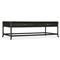 Nigel Coastal Beach Dark Oak Rectangular Storage Coffee Table